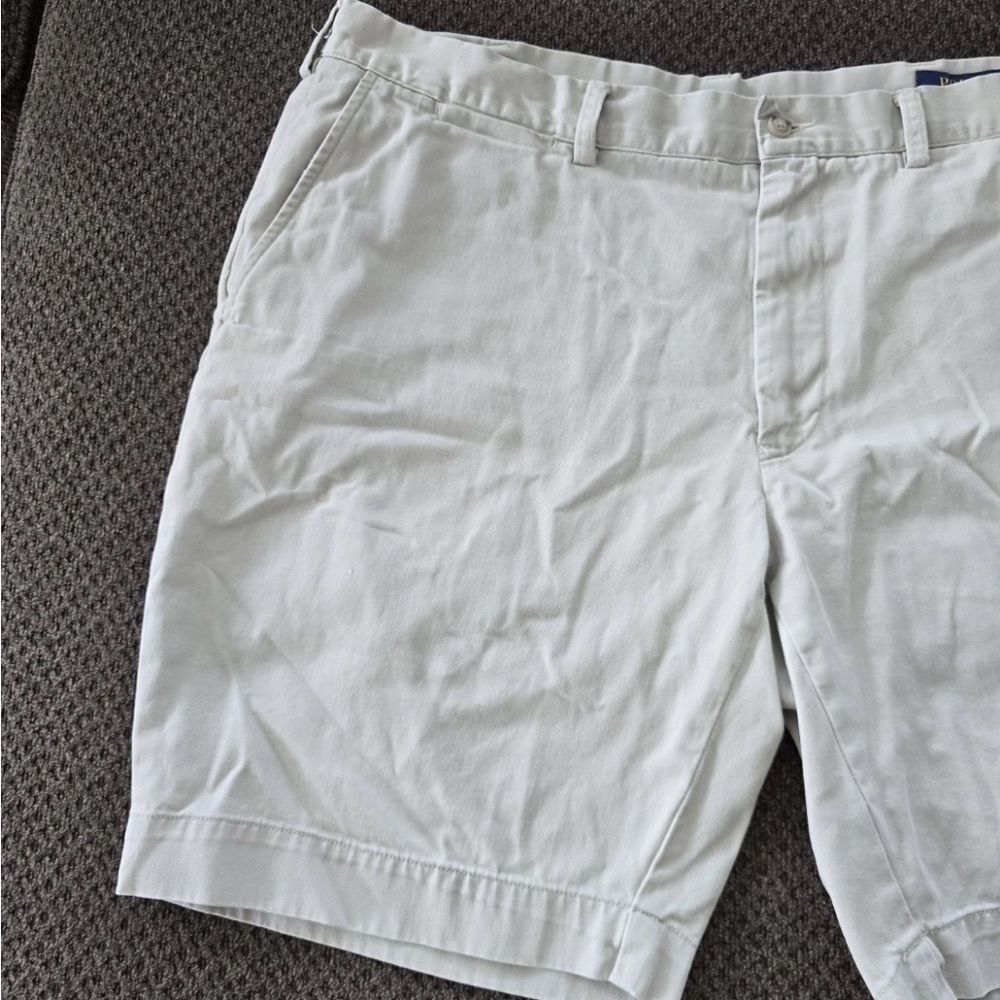 Polo Ralph Lauren Shorts Men's Size 38 Beige Chino Stretch Classic Fit - Picture 5 of 12